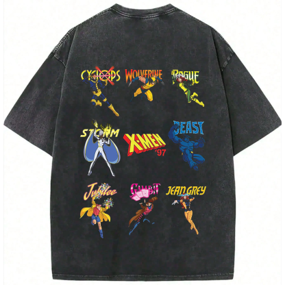 Marvel X-Men '97 Vintage 2-Sided Character Grid+Team Logo Print