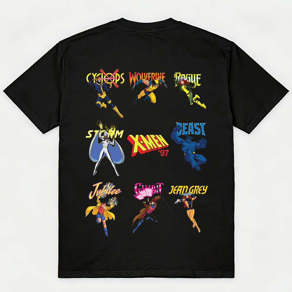 Marvel X-Men '97 Vintage 2-Sided Character Grid+Team Logo Print