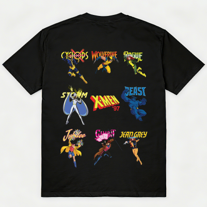 Marvel X-Men '97 Vintage 2-Sided Character Grid+Team Logo Print