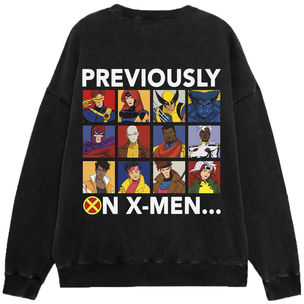 Marvel X-Men '97 Vintage 2-Sided Grid+Logo Print