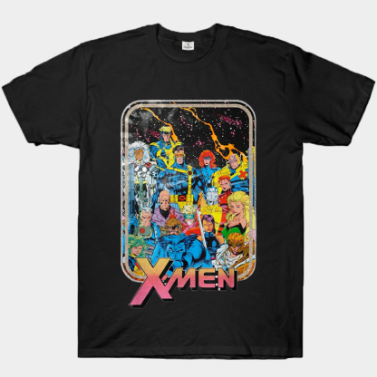 Marvel X-Men Vintage Full Team Collage Print