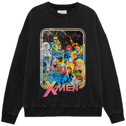 Marvel X-Men Vintage Full Team Collage Print