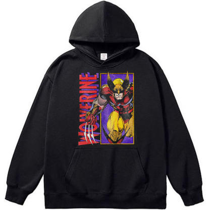 Marvel X-Men Wolverine 90's Vintage  Distressed Print