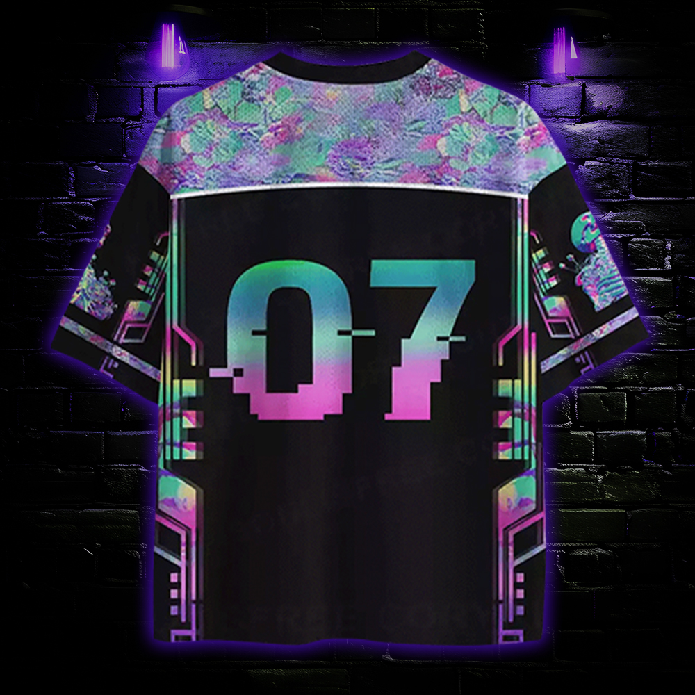 Occult Skeleton Optic Lines Illusion Mesh Jersey