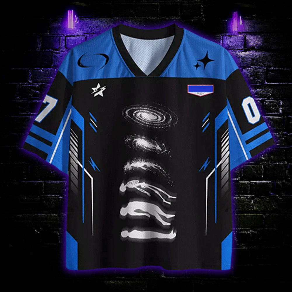 Stylish Feline Vibe Mesh Jersey