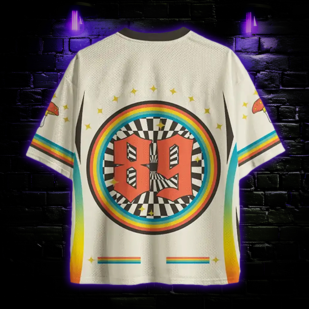 Stay Trippy, Little Hippie Mesh Jersey