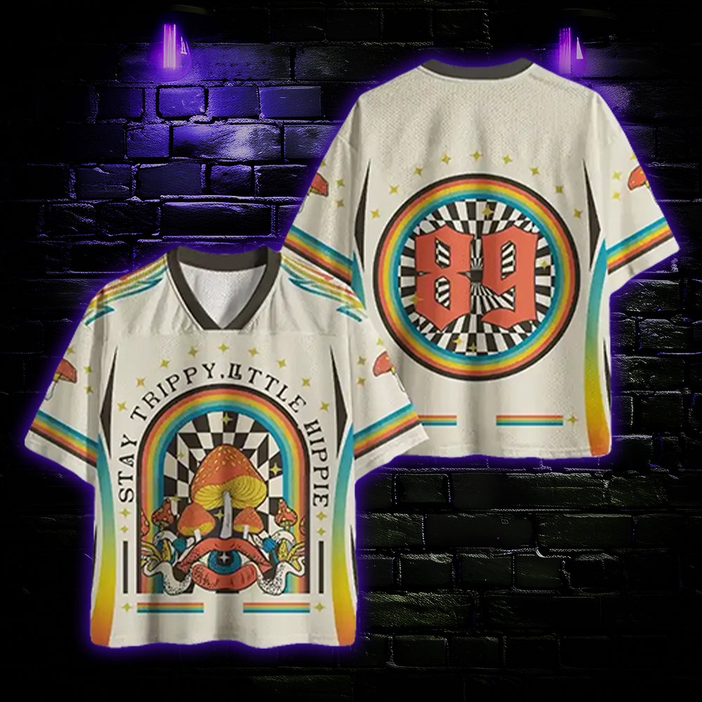 Stay Trippy, Little Hippie Mesh Jersey