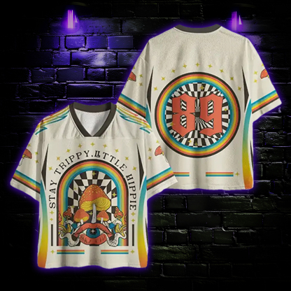 Stay Trippy, Little Hippie Mesh Jersey