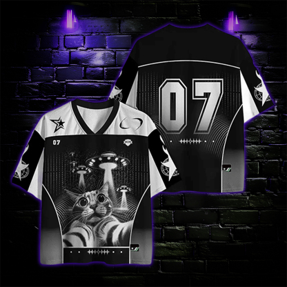 They Come For Cat Mesh Jersey