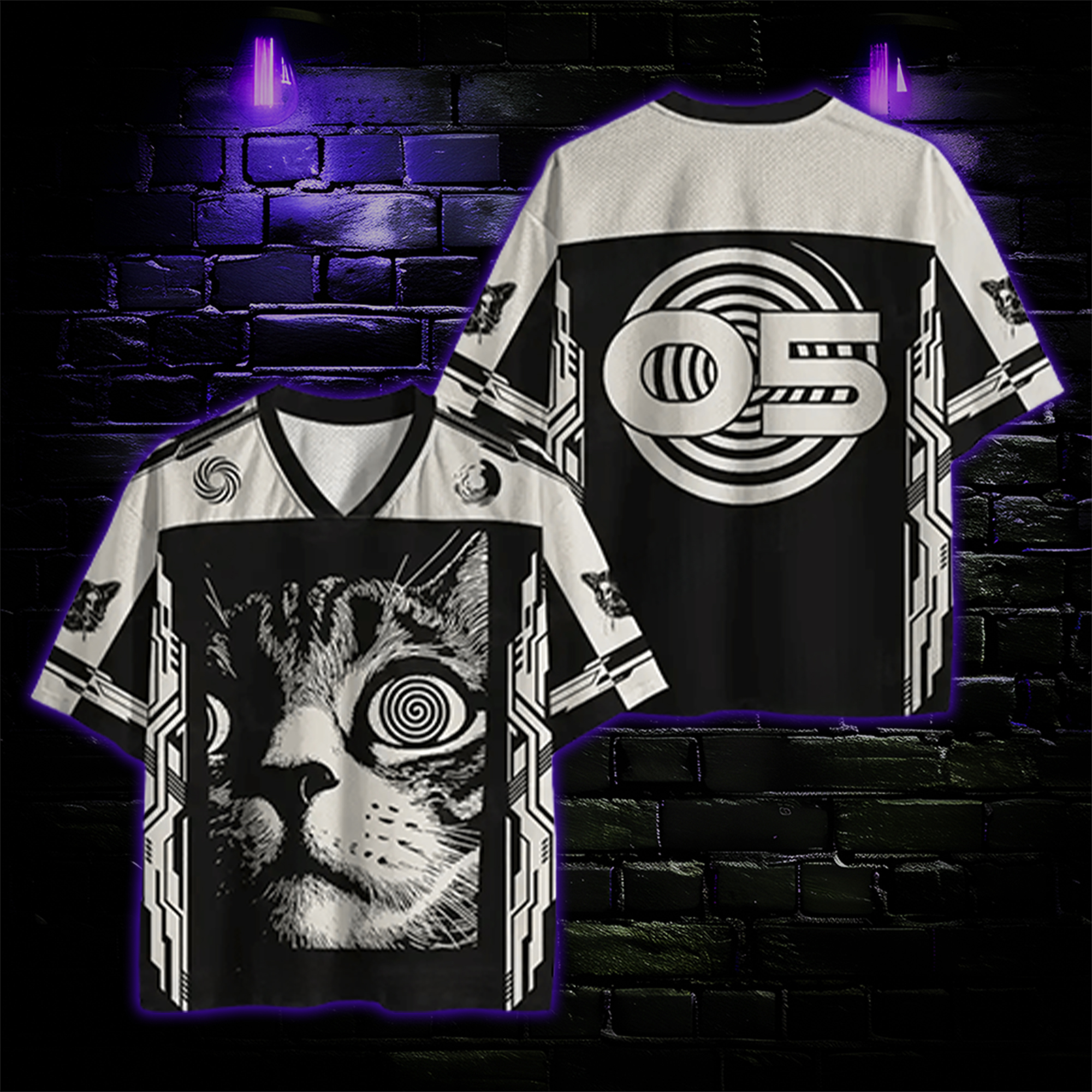 Trance Cat Mesh Jersey