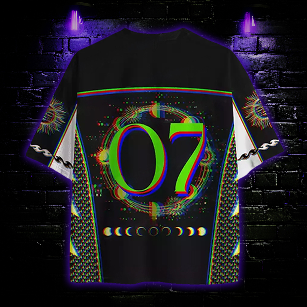 Vibes of the Sun Optic Lines Illusion Mesh Jersey