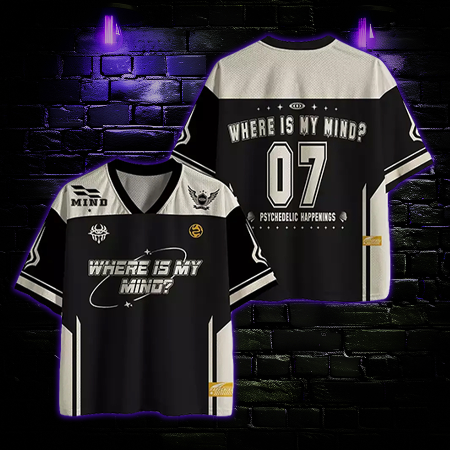 Where Is My Brain Mesh Jersey