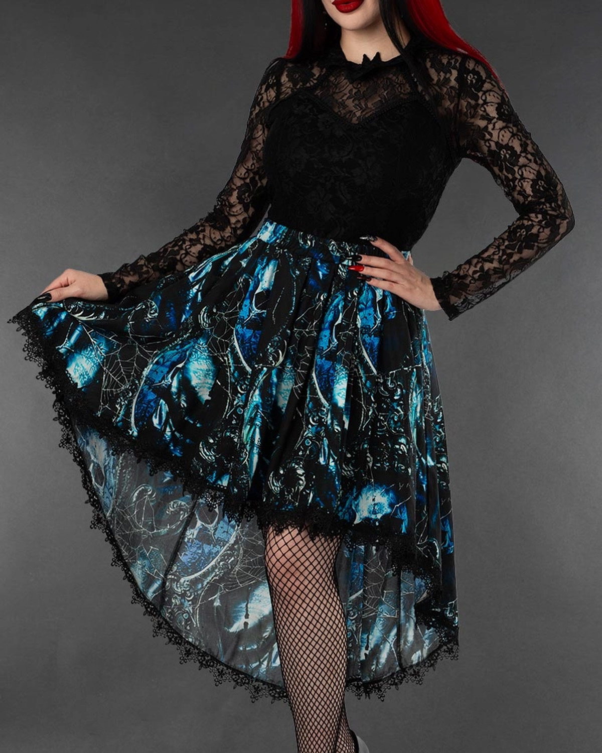 Dead Pirate High Low skirt