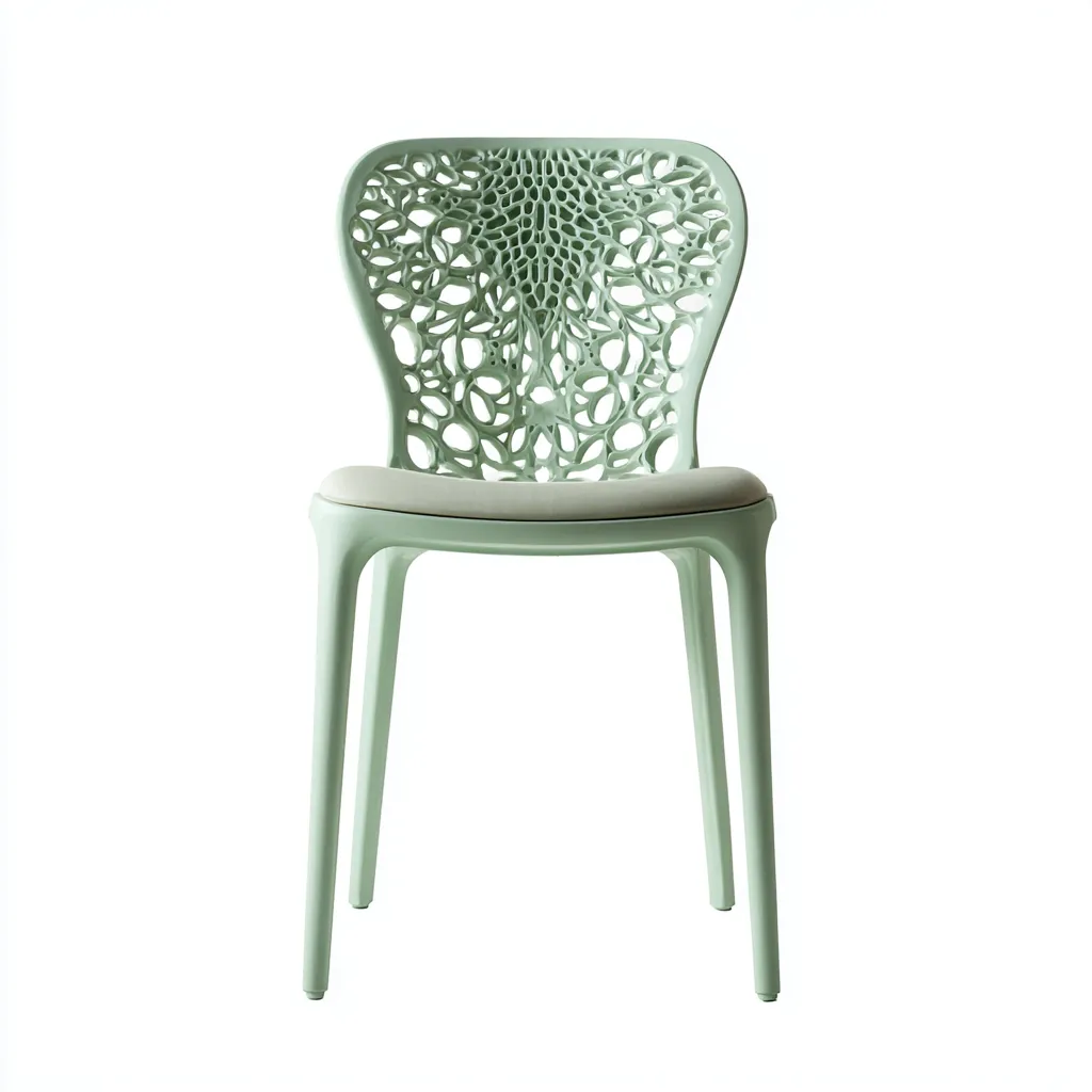 Sedia da giardino-plastica-cuscino tessuto-51x52x85 cm-menta-bianco-moderno-Quietilo