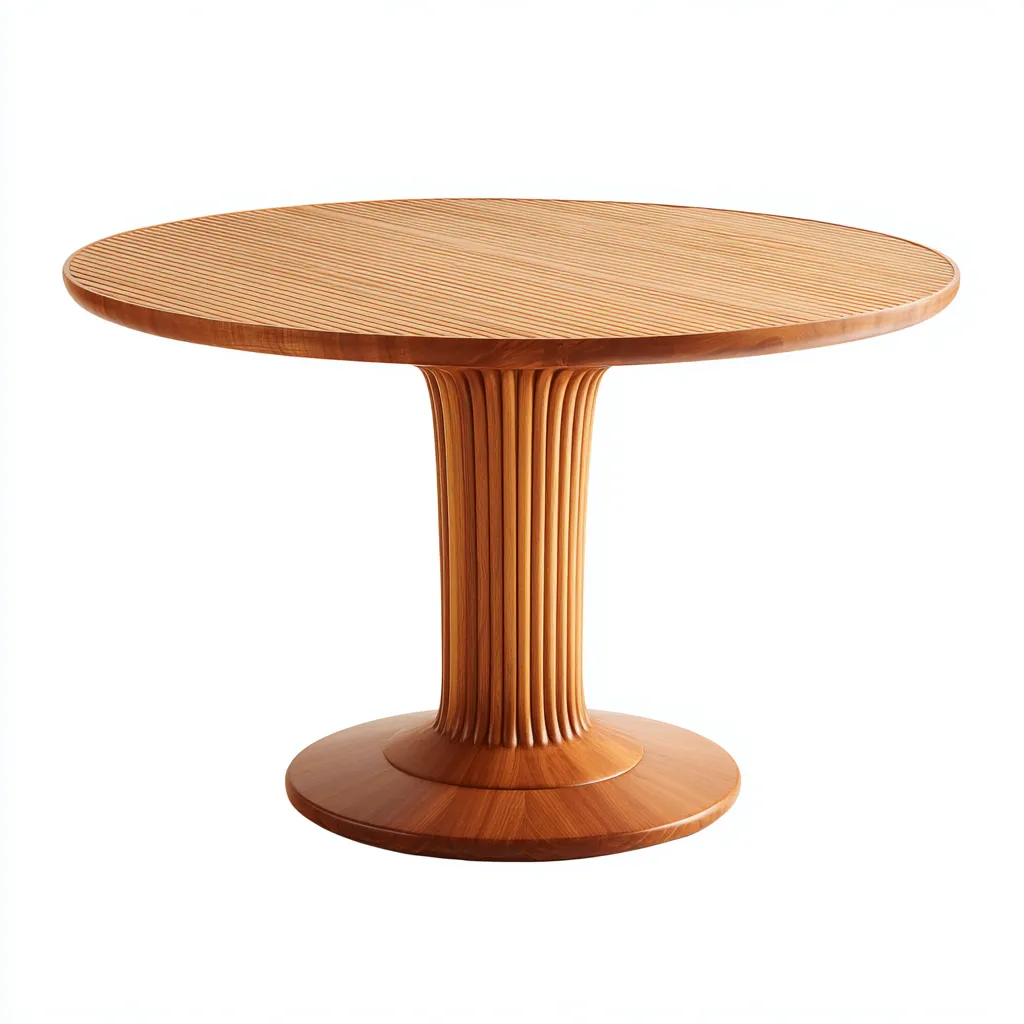 Tavolo da giardino-legno-114x114x74 cm-marrone caldo-stile naturale-Quietilo