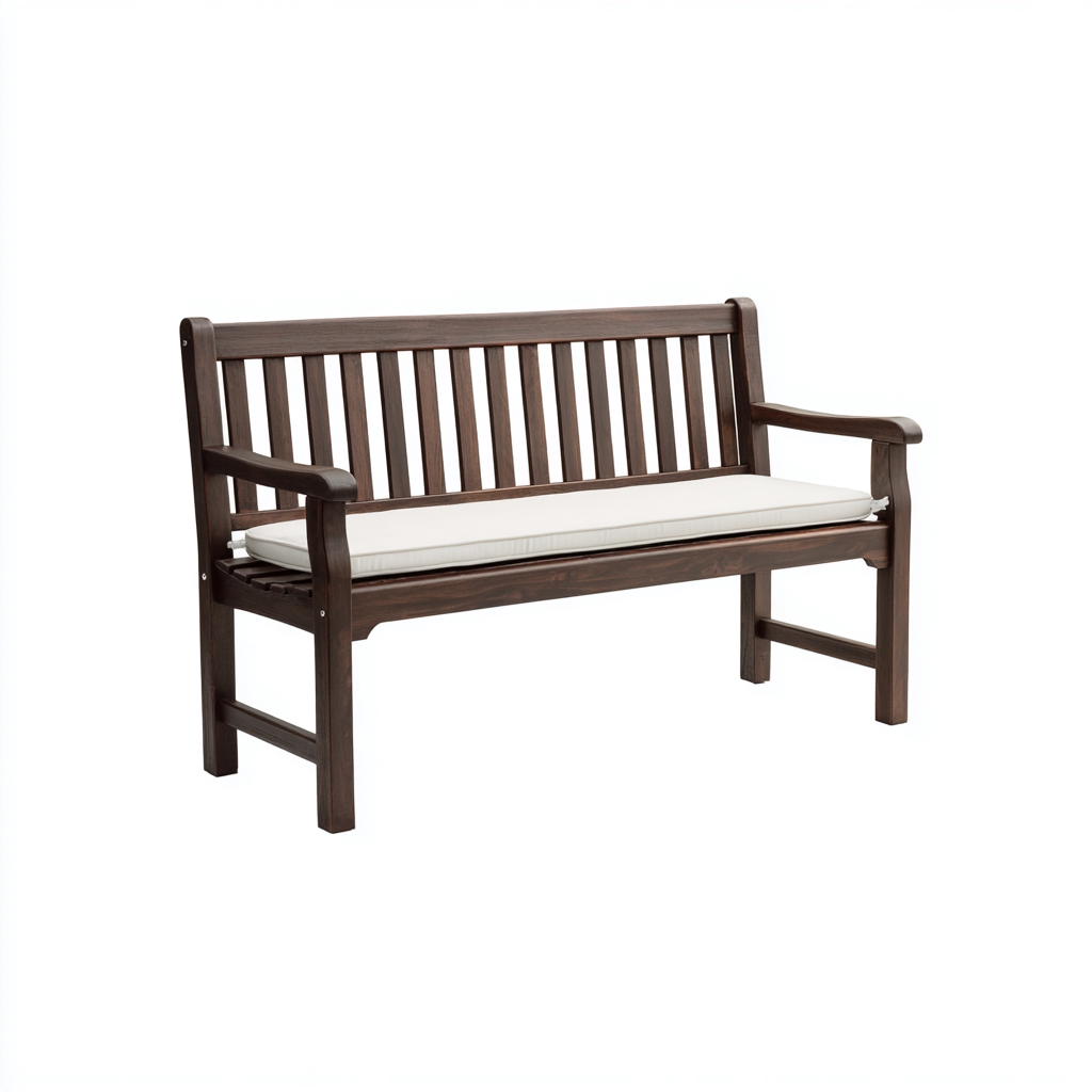 Panca da giardino-legno-157x61x91 cm-marrone-design classico-Quietilo