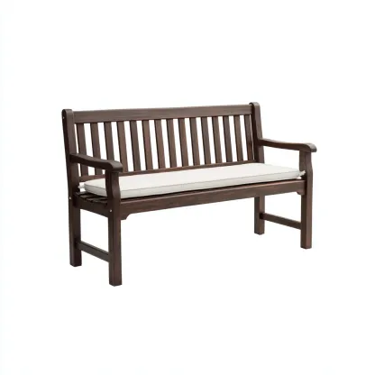 Panca da giardino-legno-157x61x91 cm-marrone-design classico-Quietilo