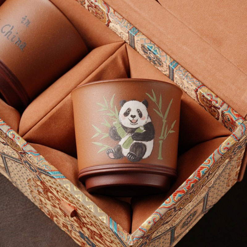 Hand-painted Zisha teacup