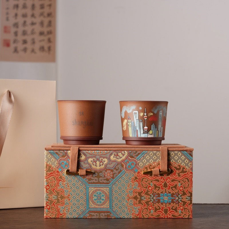 Hand-painted Zisha teacup