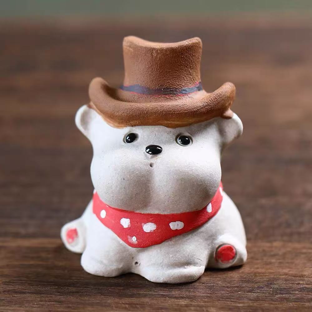 Cowboy puppy tea pet