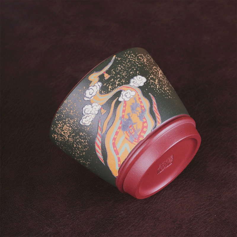 Traditional Chinese style Zisha teacups