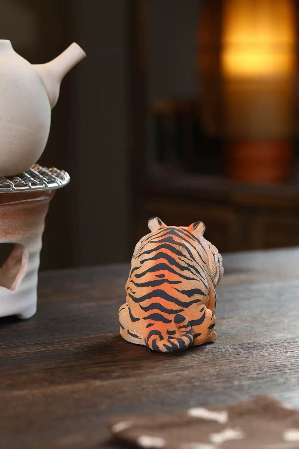 Fortune Tiger Tea Pet[Yellow]