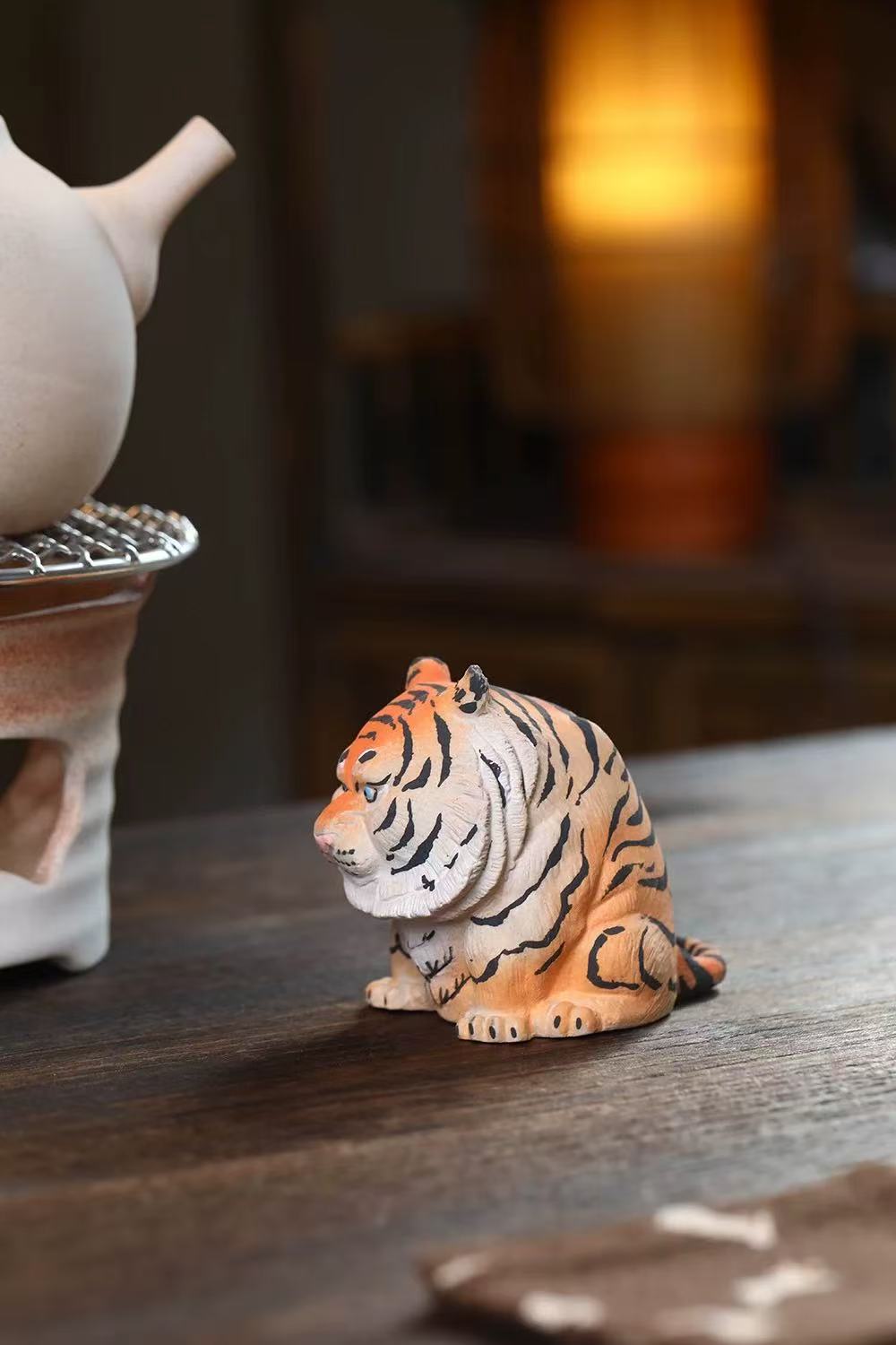 Fortune Tiger Tea Pet[Yellow]