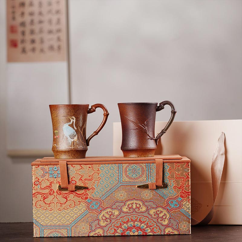 Traditional Wood-Fired Zisha Tea Cups