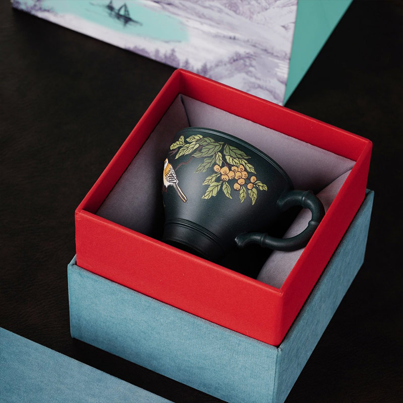 Handmade Clay-Painted Tea Cups