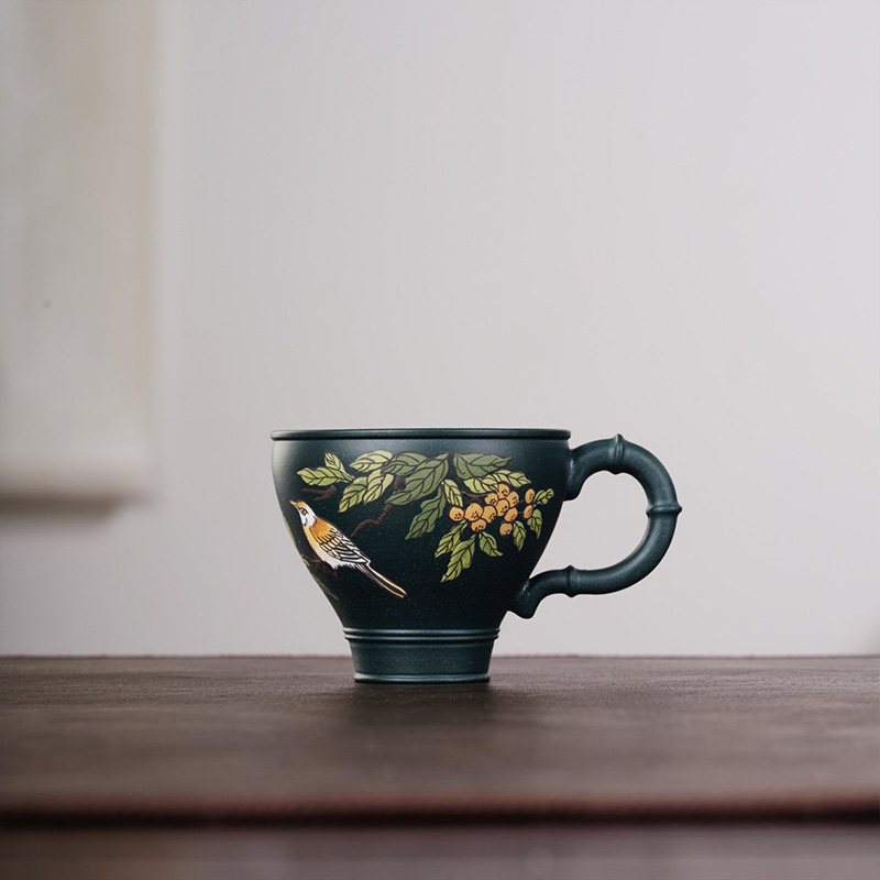 Handmade Clay-Painted Tea Cups