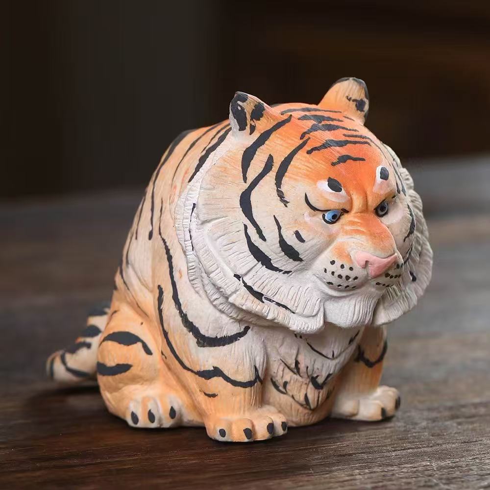 Fortune Tiger Tea Pet[Yellow]