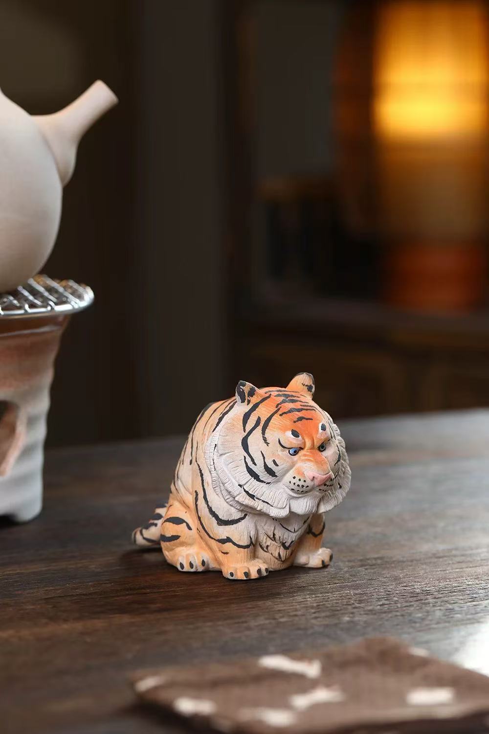Fortune Tiger Tea Pet[Yellow]