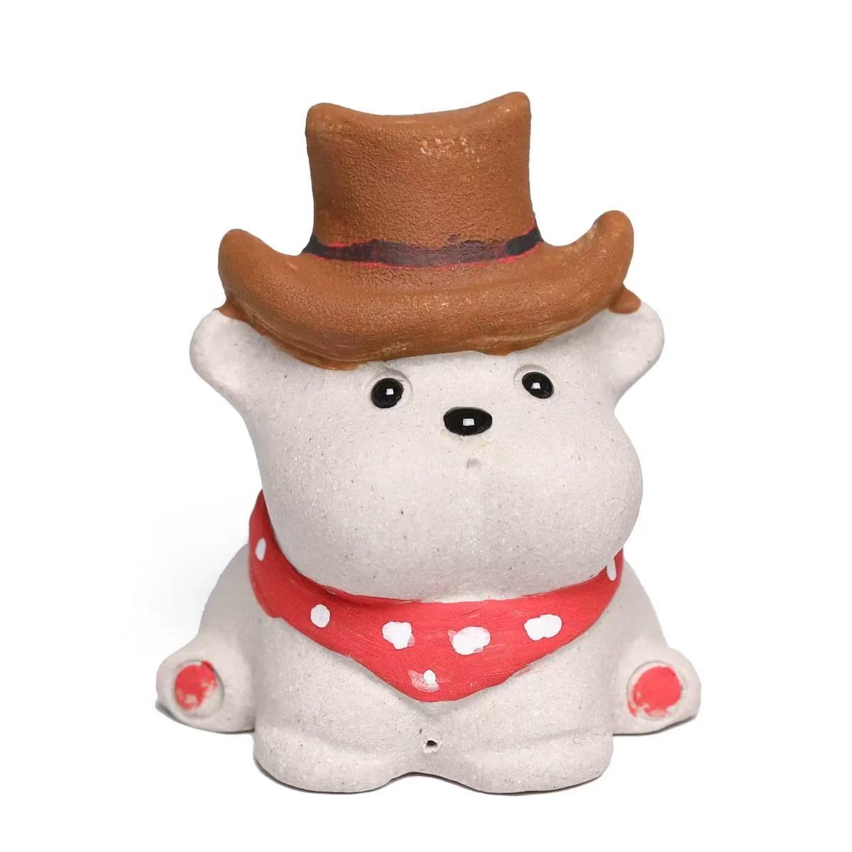 Cowboy puppy tea pet