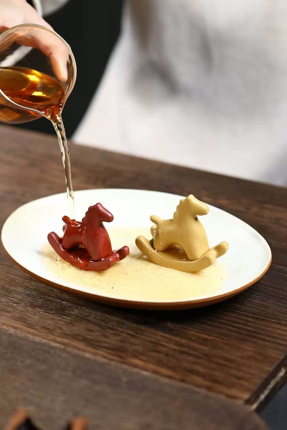 Shaking horse Tea pet[Yellow]