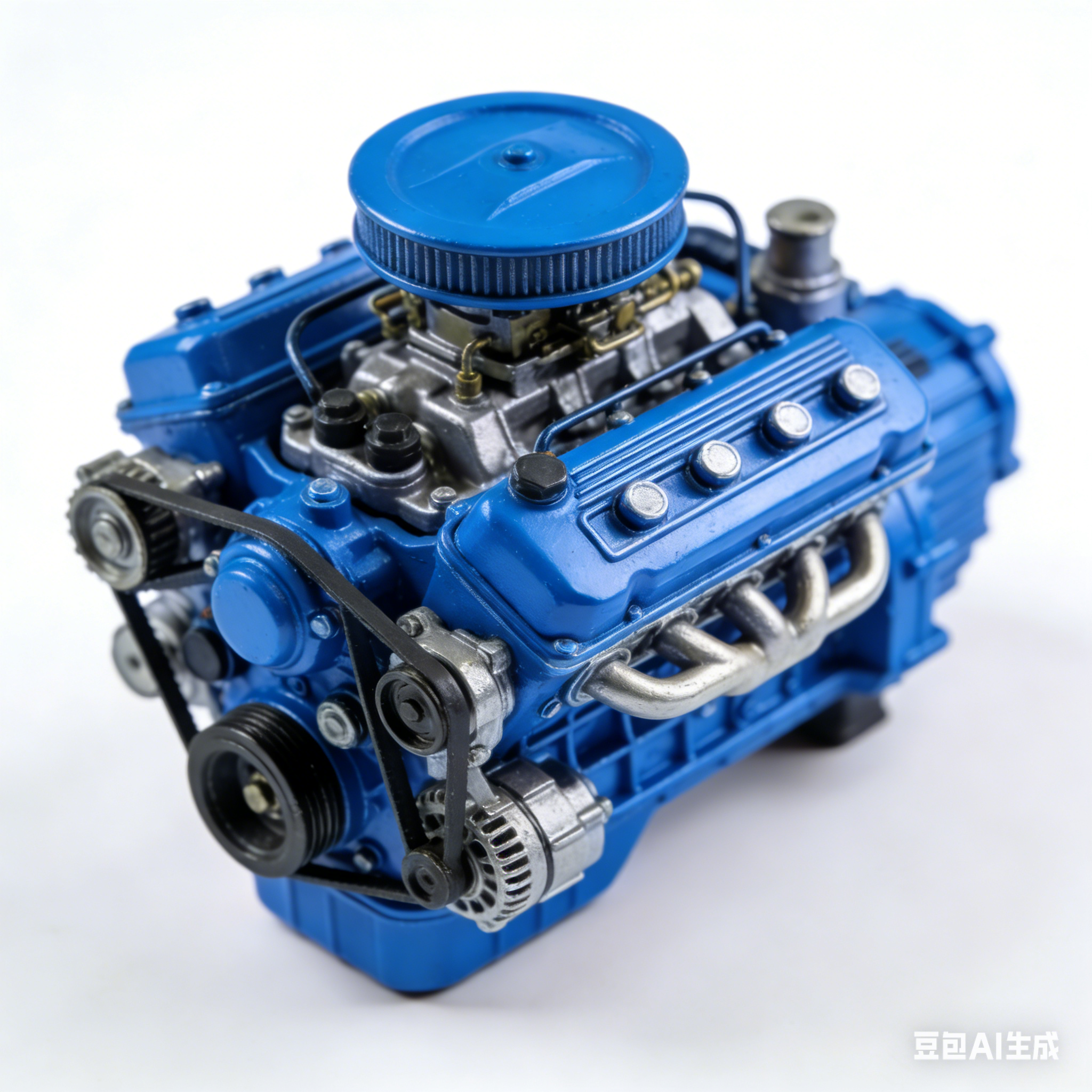 Neues V8-Motor-Modellstück