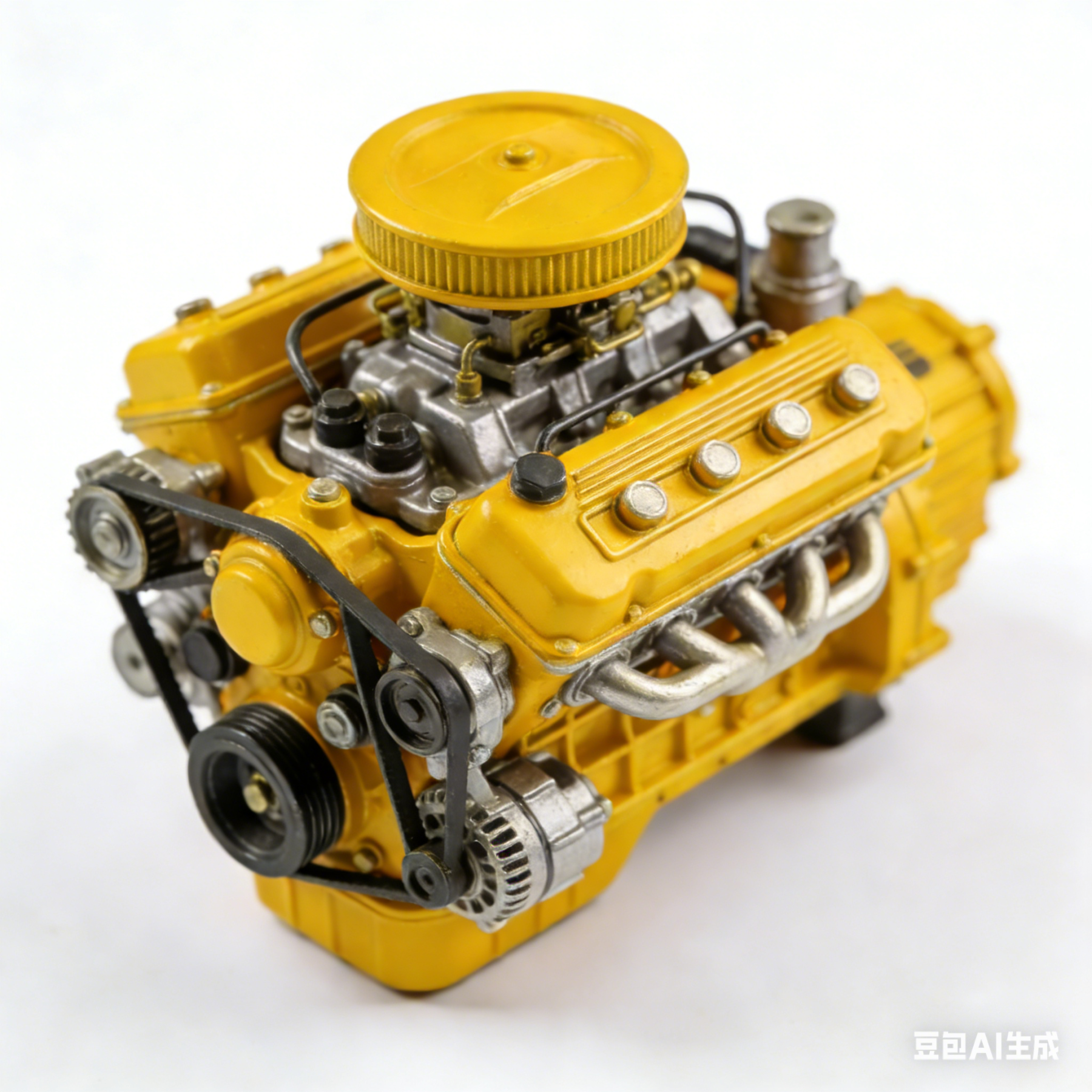 Neues V8-Motor-Modellstück