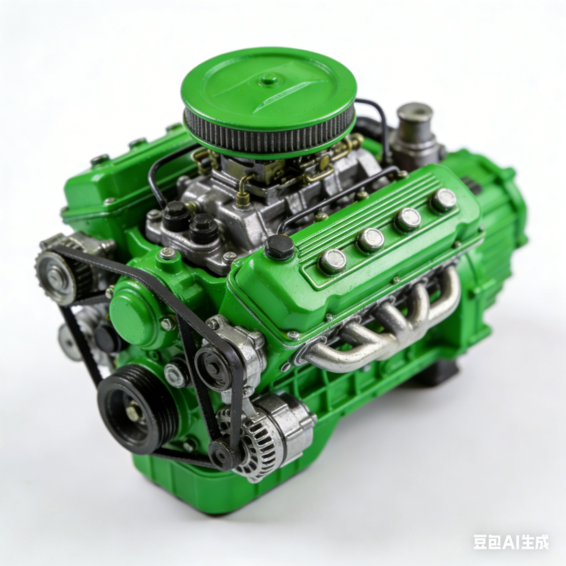 Neues V8-Motor-Modellstück
