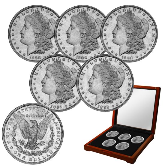 [Complete Set]1878-1902 Morgan Silver Dollar 25PC Only 5 units left