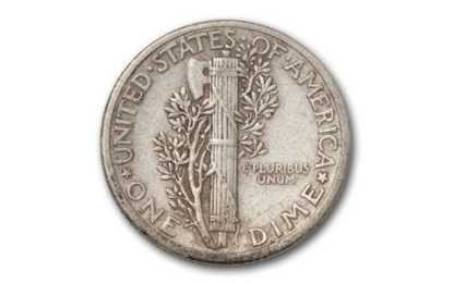 1916-1945 10 Cent Mercury Silver