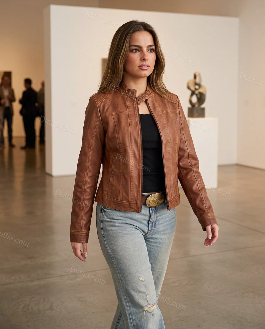 Brown Refined Jacket by Dutti3