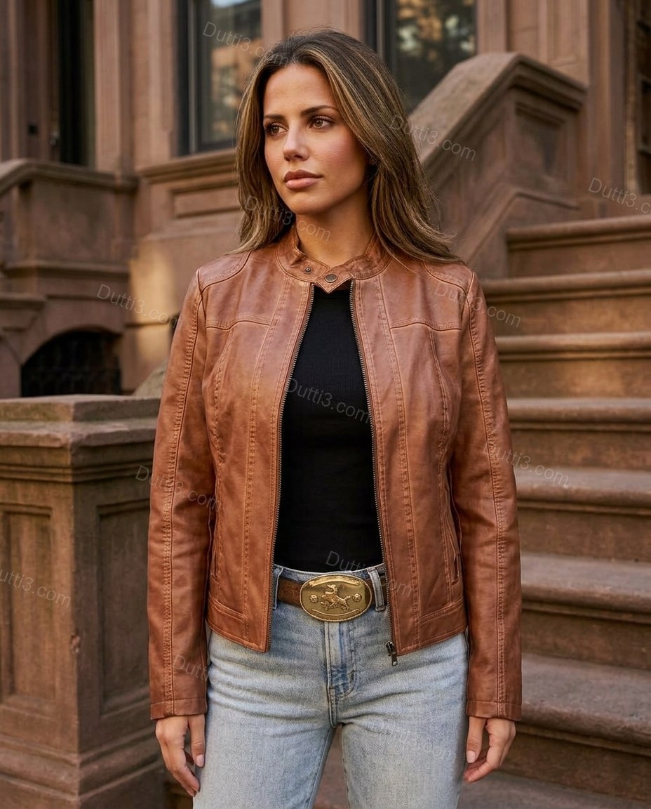 Brown Refined Jacket by Dutti3