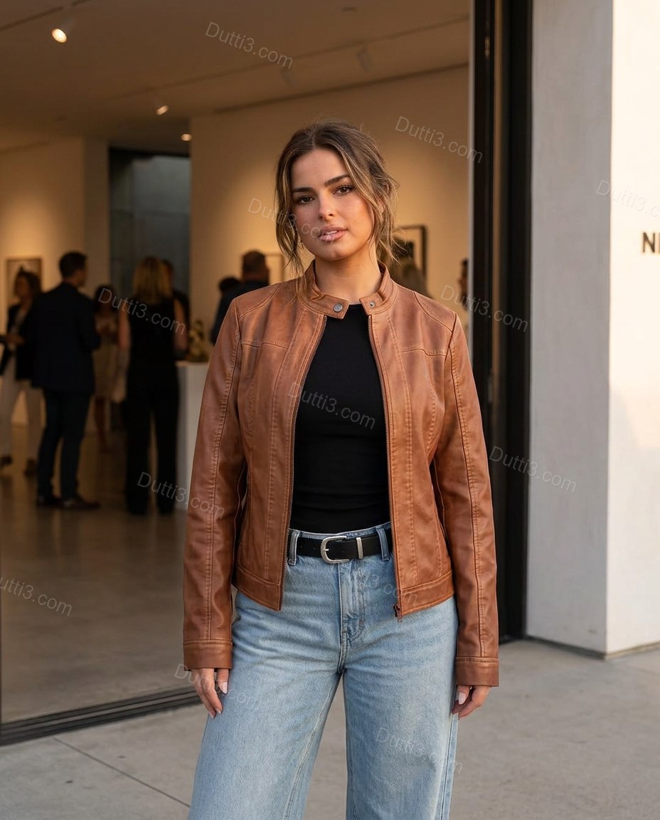 Brown Refined Jacket by Dutti3