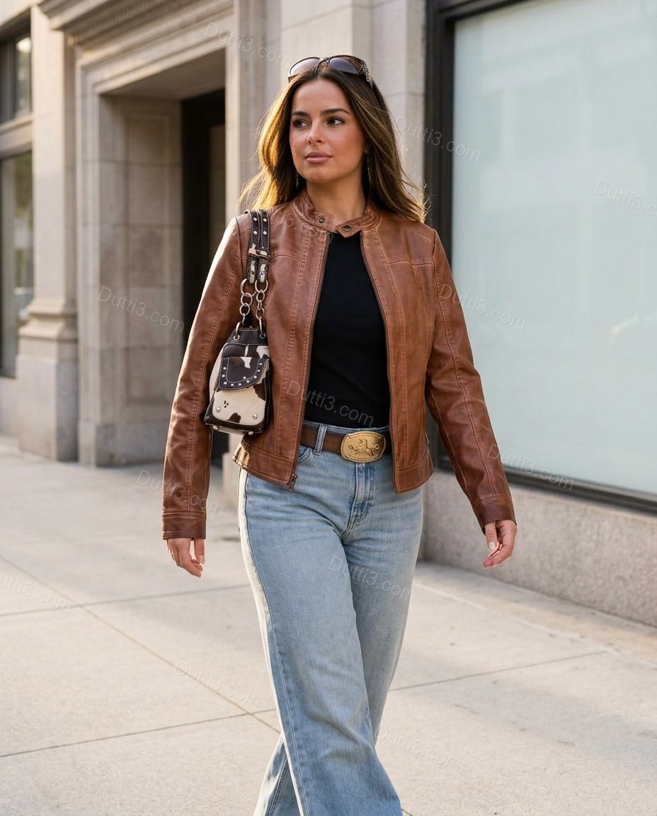 Brown Refined Jacket by Dutti3