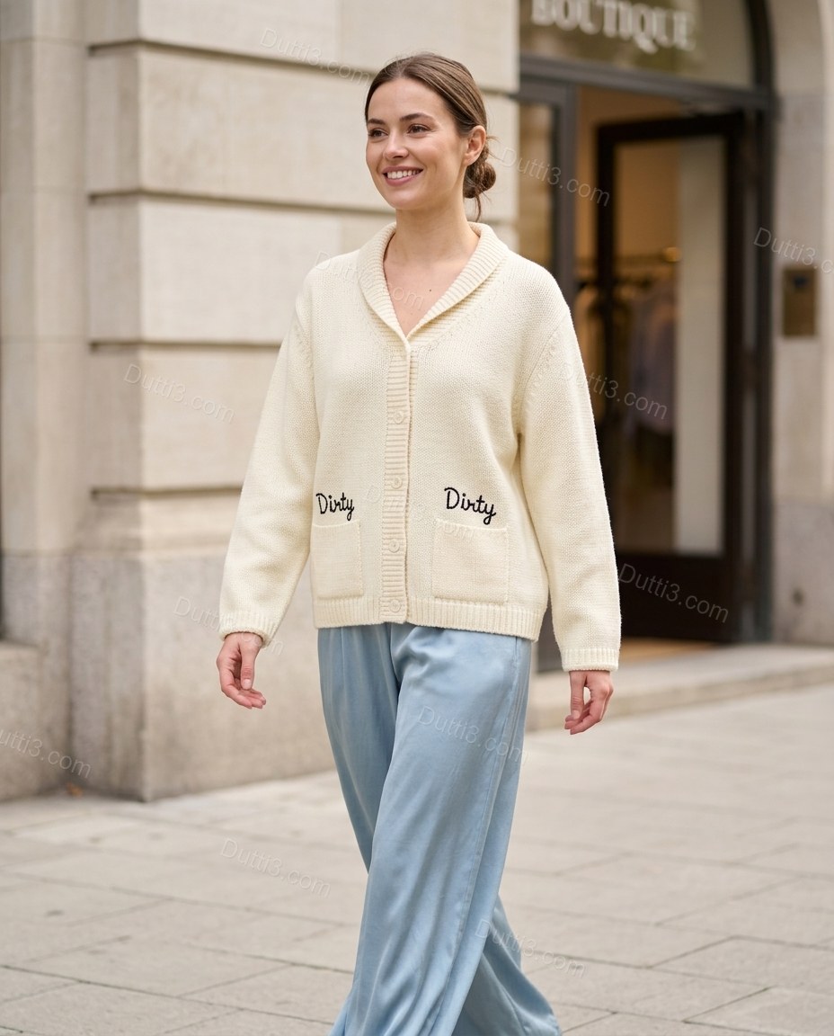 Cream Elevated Jacket by Dutti3