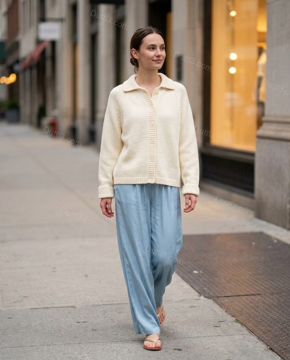 Cream Elevated Jacket by Dutti3