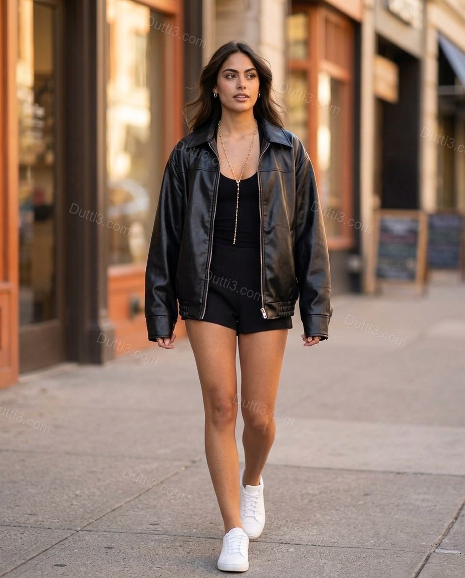 Black Refined Long-Sleeve High-Waisted Jacket by Dutti3