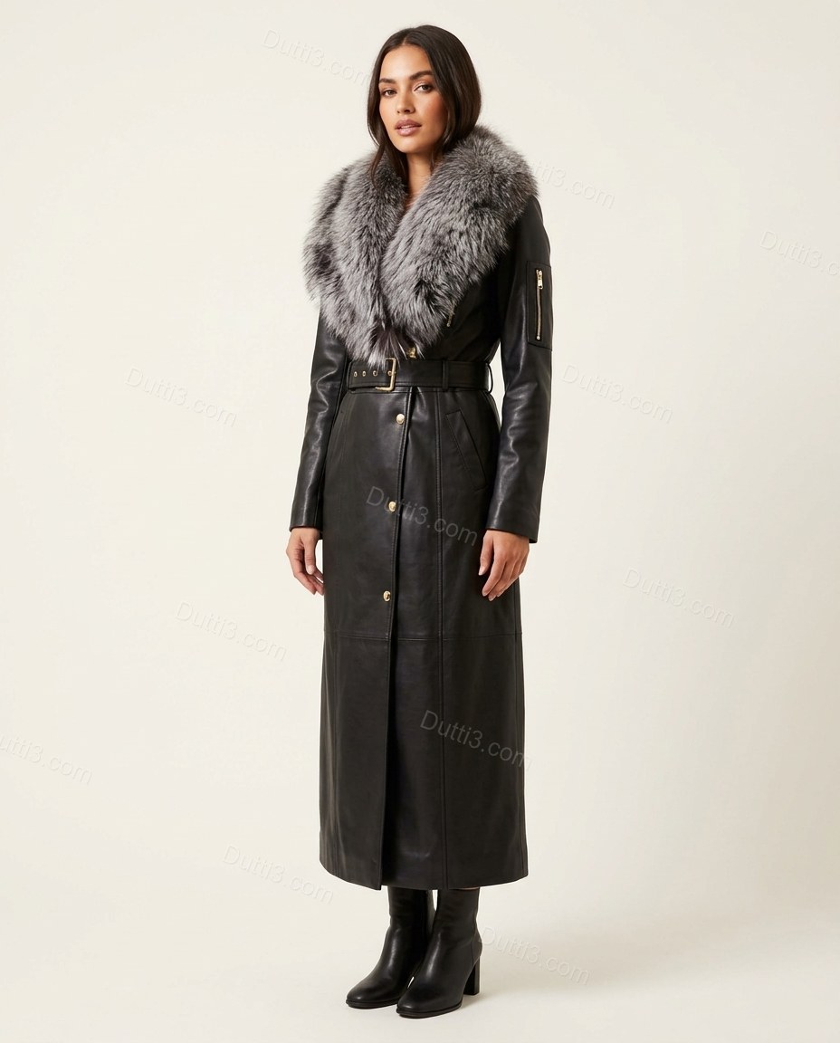 Black Coat, side and back studio view, by Dutti3