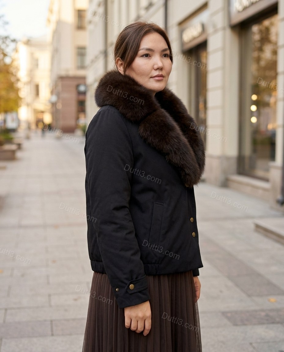 Black Jacket, alternate use-case lifestyle view, by Dutti3