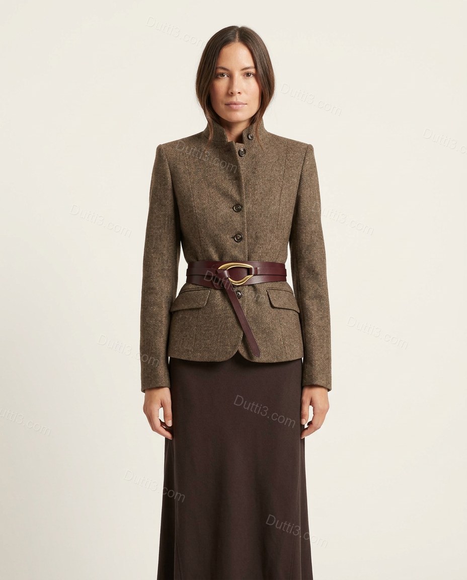 Brown Blazer, front studio view, by Dutti3