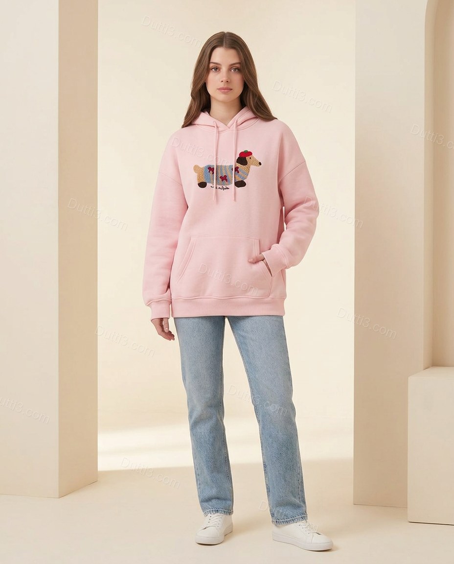 Pink Refined Embroidered Top by Dutti3